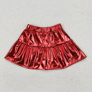 Faldas de Cuero para Niñas, Estilo Boutique, Cintura Elástica, Corte en A, para Deportes, Running, Tenis - Product Image 5