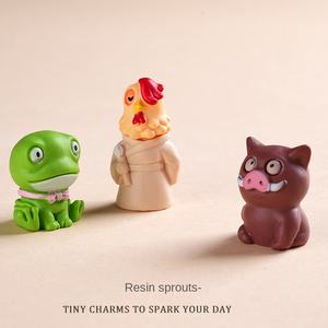 Muñeco de Resina de Monstruo Pequeño de la Montaña Langlang 2025, Juguete Hecho a Mano, Par de Bolsas Ciegas para Transmisión en Vivo, Adornos Lindos - Product Image 3