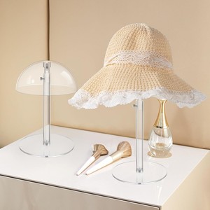 Soporte <span class=keywords><strong>de</strong></span> exhibición <span class=keywords><strong>de</strong></span> sombrero <span class=keywords><strong>de</strong></span> acrílico transparente Soporte <span class=keywords><strong>de</strong></span> sombrero abovedado <span class=keywords><strong>de</strong></span> encimera ajustable en altura para gorras <span class=keywords><strong>de</strong></span> béisbol Vaquero - Product Image 5
