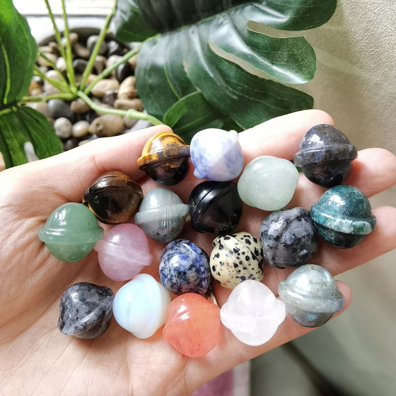 Natural Gemstone Mini Healing Crystal Ball