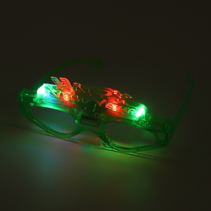 משקפי LED זוהרים לחג המולד ולחגיגות השנה החדשה, משקפי זוהר עם אור קר, אביזרי מסיבה חדשניים, מכירה חמה - Product Image 2