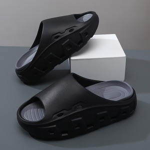 Sandales d'été à semelle épaisse pour augmenter la taille, respirantes, antidérapantes, résistantes à l'usure, en EVA, couleur unie, pour adultes - Product Image 4