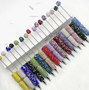 DIY tam elmas boncuklu kalem, Ins sevimli tahıl AB saf elmas tükenmez kalem, canlı satış sıcak satış çevirmeli kalem, renkli hediye kalem - Product Image 5