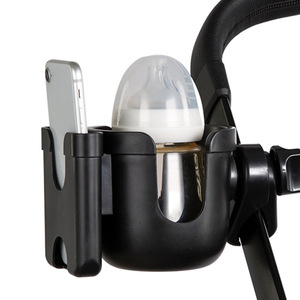Hot Selling 360 Rotary Function 2-in-1 Mobile Phone Water Cup Stand Water Bottle Stand <b>Stroller</b> Rehabilitation Therapy Supplies - Product Image 1