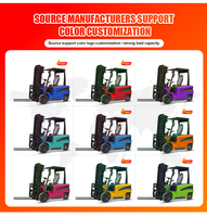 La Chine fournisseur de chariot élévateur vend 1 tonne 1.5 tonnes 2 tonnes 2.5 tonnes 3 tonnes chariot élévateur à batterie électrique avec bon prix chariot élévateur agricole