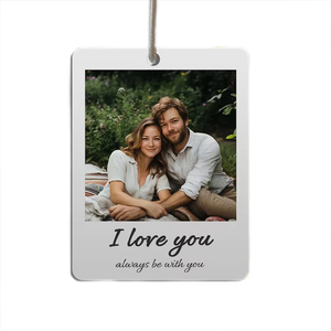 NEWNORTH Pendentif de voiture personnalisé Dropshipping Texte de <span class=keywords><strong>photo</strong></span> personnalisé Arylic Ornement de voiture suspendu Cadeau de <span class=keywords><strong>couple</strong></span> pour la famille - Product Image 4