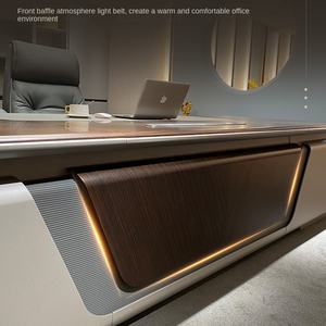 Escritorio Ejecutivo de Lujo con Dos Gabinetes para Directores, Gerentes y Directores Generales con Función de Ajuste de <span class=keywords><strong>Altura</strong></span> - Product Image 6