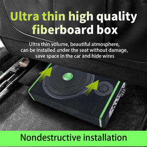 <span class=keywords><strong>Mini</strong></span> haute qualité 6 pouces 16CM voiture Audio actif mince Subwoofer Ultra-mince basse pure sous le siège haut-parleur pour voiture - Product Image 5