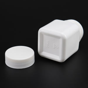 60cc Pilule 60ml Bouteille Carrée Blanc 2oz Hdpe avec Joint En Aluminium PE Sérigraphie Bouchon À Vis Médical Emballage CN;ZHE <span class=keywords><strong>HUANUO</strong></span> - Product Image 3