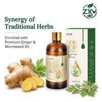 Huile Essentielle de Géranium et de Gingembre 100ml en Gros pour Massage Corporel, Grattage Gua Sha, Huile Thérapeutique de Qualité Professionnelle, Origine Nanyang