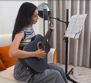 Soporte de brazo doble con rotación de 360 grados, aleación de aluminio, 4 en 1, tableta móvil, <span class=keywords><strong>PC</strong></span> y portátil, accesorios de estudio fotográfico para suelo de oficina - Product Image 5