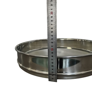 Tamis d'essai en fil d'acier inoxydable tissé, 20-200 mailles, tamis de laboratoire standard pour l'analyse de la granulométrie du sol, du sable et des particules ISO - Product Image 3