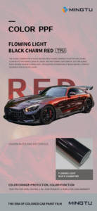 Gilding Black Charm TPU Body Vinyl Irystek Película PPF autocurativa de color con función antiarañazos en color rojo - Product Image 6