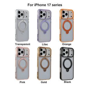 Luxury 360 Degree Rotatable Crystal Fixed Point Magnetic Suction Protective Phone <strong>Case</strong> For <strong>iPhone</strong> <strong>17</strong> <strong>Pro</strong> Max New Release - Product Image 6