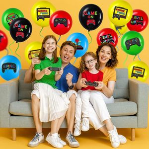 Ensemble de ballons d'<span class=keywords><strong>anniversaire</strong></span> sur le <span class=keywords><strong>thème</strong></span> des <span class=keywords><strong>jeux</strong></span> <span class=keywords><strong>vidéo</strong></span> Bln, ballons en latex noir sur le <span class=keywords><strong>thème</strong></span> des <span class=keywords><strong>jeux</strong></span>, décorations pour les fêtes de niveau gamer - Product Image 2