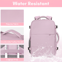 Sac à dos de voyage neuf pour femme, sac à dos de cabine avec pochette à chaussures