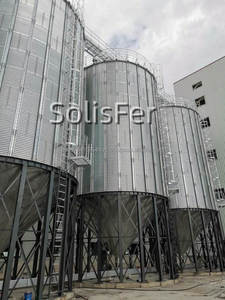 Silo de stockage de céréales galvanisé à structure en acier 1000t prix d'usine nouvel état pour les industries agricoles - Product Image 5