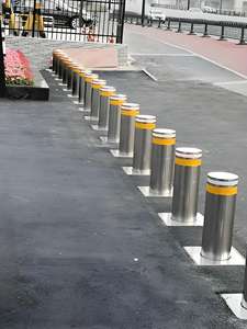 Bolardos de Protección Peatonal de Acero Inoxidable 304, Protección IP68 Fija, Bloqueador de Estacionamiento Exterior de Alta Durabilidad para Entradas de Vehículos - Product Image 3