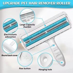Wholesale Hair Remover <b>Roller</b> Sticky Reusable <b>Lint</b> Dog Cat Brush Removal Portable Plastic Animal Self Cleaning <b>Roller</b> - Product Image 2