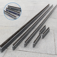 Traitement des pièces Brosse d'extrémité de plantation de cheveux Brosse industrielle de dépoussiérage de polissage non standard CNC