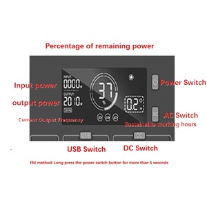 เครื่องกำเนิดไฟฟ้าพกพาสำหรับใช้ภายนอกอาคาร 3000w สำหรับบ้าน ใช้พลังงานแสงอาทิตย์ ความจุ 2304wh รองรับการชาร์จเร็ว AC 110v 220v 2400 วัตต์ - Product Image 6