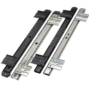 Keyboard Slide Rail 24 In 1.8mm Iron Silent Damped <b>Office</b> Desk Drawer Slides - Product Image 1