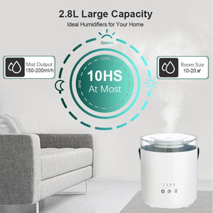 2L khuếch tán hương thơm RGB ánh sáng làm việc phun sương không có nước tạo độ ẩm Máy khuếch tán lớn - Product Image 6