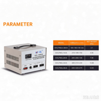 Stabilisateur de tension résidentiel monophasé 2000VA à servomoteur AC 50/60Hz AVR SVC en cuivre pour ordinateurs domestiques, projecteurs et réseaux de bureau