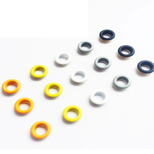 Biểu Tượng Tùy Chỉnh Vàng Trang Phục Sơn 3Mm 4Mm Kích Thước Vòng Thép Không Gỉ Vòng Grommet Kim Loại Khoen Nút - Product Image 2