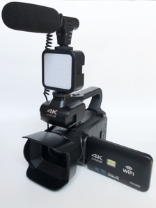 Caméra numérique 4K 60FPS 64M pixels avec fonction ralenti, écran tactile 4.0* et prise de vue en rafale pour podcasting - Product Image 6