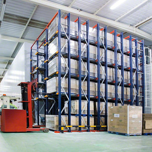 نظام أرفف البليت من خلال محرك الأقراص OEM قابل للتعديل حل رف مستودع معدني مع حماية التآكل بالجملة - Product Image 3