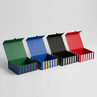 Boîtes cadeaux rigides pliables magnétiques de qualité supérieure, biodégradables, écologiques, pour vêtements et chaussures, avec laminage mat, vente en gros