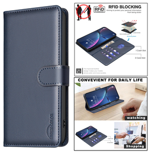<span class=keywords><strong>Coque</strong></span> de téléphone avec blocage de litchi RFID pour Huawei <span class=keywords><strong>Honor</strong></span> 200 <span class=keywords><strong>Lite</strong></span> X9B X8B X7B Magic 6 <span class=keywords><strong>Lite</strong></span> 100 Pro Litchi Leather Cover - Product Image 5