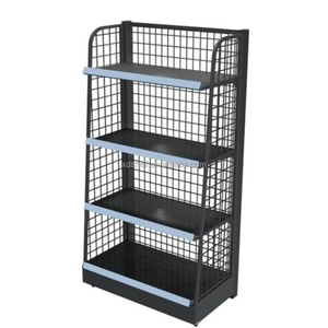 杂货和汽车加油站轻型超市货架双面金属展示架 - Product Image 2