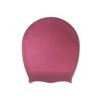 Bonnet de bain en silicone pour femmes à cheveux longs extra large imperméable Bonnet de bain pour dreadlocks