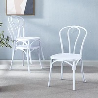 Chaises de salle à manger pliantes et pivotantes de style victorien antique pour la maison, les mariages, le bureau à domicile, l'hôtel