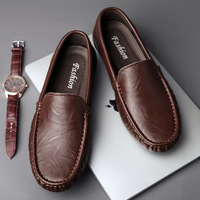 Mocassins Tendance Bestseller Grande Taille à Enfiler Chaussures de Conduite Nouvelle Collection Style Britannique Décontracté Homme Été