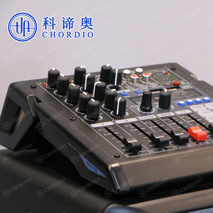 CHORDIO Console de son audio DSP professionnelle à 4 canaux Équipement de moniteur de studio à coque métallique pour les scènes <span class=keywords><strong>DJ</strong></span> Mélangeur de la série TCP - Product Image 3