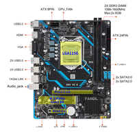 H81 BARU Mendukung TPM 2.0 Header LGA1150 Dual Channel 2X Slot RAM DDR3 NVMe M2 PCIe3.0 X16 SATA3.0 USB3.0 Motherboard H81