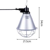 Abat-jour pour lampe chauffante pour animaux de ferme avec interrupteur à intensité variable, étanche et anti-brûlure, pour l'élevage de volailles, de porcs et d'animaux de compagnie