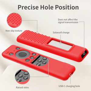 Housse de protection en <span class=keywords><strong>silicone</strong></span> pour télécommande vocale solaire rechargeable <span class=keywords><strong>Samsung</strong></span> BN59-01432A, nouvelle <span class=keywords><strong>coque</strong></span> en <span class=keywords><strong>silicone</strong></span> - Product Image 2