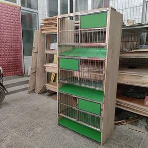 Gabbia di allevamento piccione in legno di alta qualità in acciaio inox accessori per piccioni - Product Image 5