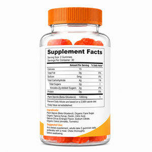 OEM Plant Sterol Gummies Dietary Supplement Antioxidant Stanols Red Yeast Rice Extract Bergamot Orange Extract Vegan Gluten-Free - Product Image 4