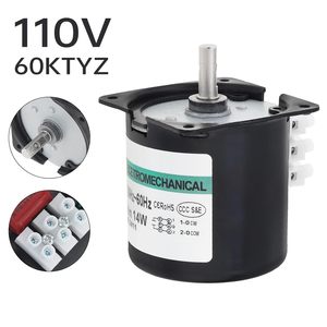 Moteur à engrenages synchrone ZVKV 2,5 tr/min 110 V CA 42 mm à montage sur bride, micro-moteur électrique à aimant permanent à couple élevé - Product Image 5