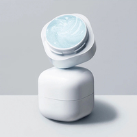 Pots en plastique d'emballage cosmétique 5g 10g 15g 20g 30g 50g pot de crème en plastique bleu blanc rose noir olive PP avec couvercle en plastique