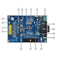 ADS1256 24 Bit AD Modul Akuisisi Presisi Tinggi 24 Bit ADC STM32F103C8T6 Modul AD