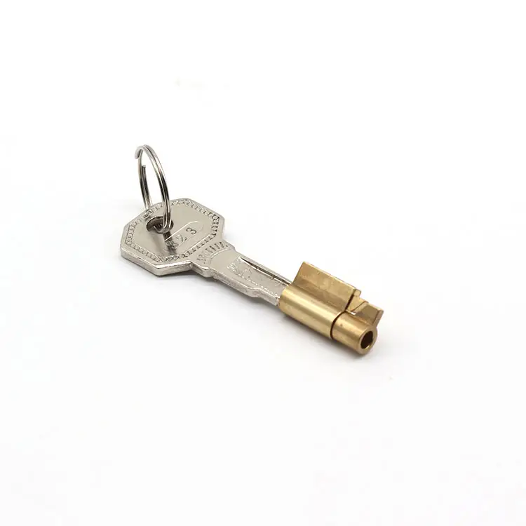 Tumbler Lock SD3-01 Kleine Messing Behuizing Messing Cilinder Messing Sleutel Met Nickle Plated Schuiven Koelkast Lock