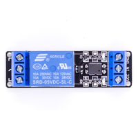Module de relais niveau bas 1 canal avec couplage lumineux 5V, 2 pièces