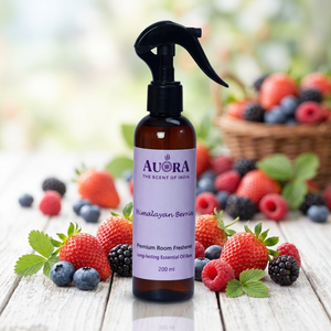 Desodorante de Habitaciones Ecológico con Etiqueta Personalizada, Aroma a Bayas del Himalaya, Spray de Larga Duración a Base de Aceites Esenciales para Baño, Hogar, Auto y Hotel - Product Image 1