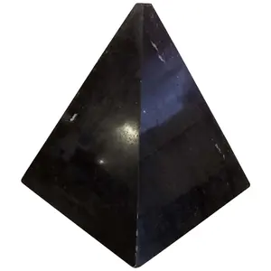 Натуральный античный черный мрамор под заказ для домашнего декора, большая черная мраморная декоративная Пирамида